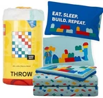 Lego Kids Throw & Twin Sheet SET-W159862697564, W160257570524. Fixed Price $57.95.