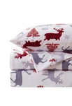 Flannel Sheets Warm And Cozy Buffalo Dear Christmas Bedding 4 Piece Set Full New. Fixed Price $43.00.