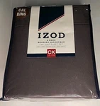 New Izod Cal King Sheet Set 6 Piece Brushed Microfiber Solid Gray 100%POLYESTER. Fixed Price $24.76.