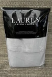 Ralph Lauren Kent Linen Cotton Blend Gray Standard Pillowcase Set 2PC. Fixed Price $39.00.