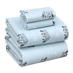 Ruvanti Flannel Queen Size - 100 Cotton Double Brushed Bed Sheets, Dee.... Fixed Price $122.74.