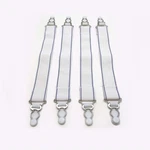 Levinsohn Fresh Ideas Bed Sheet Straps, For Use With All Fitted 4-PACK, White. Fixed Price $9.32.