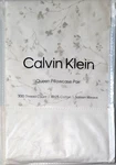 Calvin Klein Floral, Queen Pillowcase Pair,cotton, 300 Thread ,cream, Gray/beige. Fixed Price $24.00.