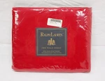 Vintage Ralph Lauren Polo Sheet Twin Flat Red Usa 250TC Pima Cotton Nos 1995. Fixed Price $39.99.