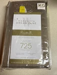 New King Wamsutta Dream Zone 725 Tc Pillowcases Pima Sateen Taupe Euro Envelope. Fixed Price $51.99.