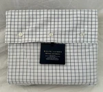 Ralph Lauren Organic Tattersall King Flat Sheet $270 Nip. Fixed Price $143.65.