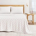 100% Cotton Holiday Printed Flannel Sheet Set - Great Bay Home. Fixed Price $52.49.