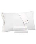 Hotel Collection Italian Percale 100% Cotton 300TC 4-PC. White Full Sheet Set. Fixed Price $100.00.