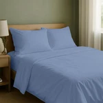 California Design Den Natural 100% Cotton Sheets Full, 06 - Blue Hydrangea. Fixed Price $60.99.