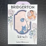 Kitsch Bridgerton Standard Satin Pillowcase Floral Light Pink Bedroom. Fixed Price $19.99.
