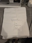 Nwt Pottery Barn King Size Belgian Flax Linen Sheet Set White. Fixed Price $179.95.