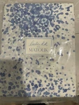$295 Matouk Italy Nwt (1PC) Twin Fitted Sheet 17 Blue Poppy 500TC Percale Azure. Fixed Price $139.00.