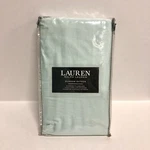 Ralph Lauren Dunham Sateen 2 Standard Pillowcases 300 Thread Light Blue Aqua. Fixed Price $29.99.