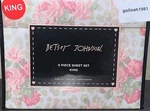 Betsey Johnson Wild Love Leopard Print&pink Roses King Sheet Set W/4 Pillowcases. Fixed Price $43.99.