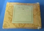 Nip Nos Percale Twin Sheet Set Secret Garden Gold With Pattern Rj. Fixed Price $14.99.