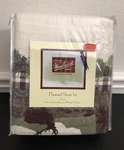 Woolrich Vtg Twin Flannel Sheet Set New Deer, Woods Pattern. Fixed Price $30.00.