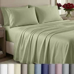 Thick And Natural 100% Cotton Bed Sheets King Size Set - 1000 Thread Count Sa.... Fixed Price $294.70.