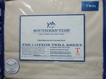 New Southern Tide 300TC 100% Cotton Twill Sheet Set Twin Size Color Sand. Fixed Price $24.95.