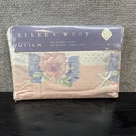 Eileen West Utica Camellia Multi Twin Flat Sheet 100% Cotton Vintage 1987 Usa. Fixed Price $21.25.