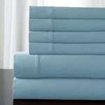 Elite 100% Cotton 350 T/c Camden Solid Sheet Set, Sky Blue, Twin Xl *dm. Fixed Price $29.99.