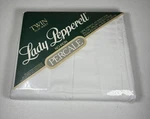 Vintage Lady Pepperell Twin Flat Sheet White Percale No-iron New Nip. Fixed Price $16.58.