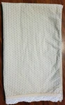 Vtg Ralph Lauren Cold Spring Stripe Std Pillowcase Black Cream Crochet. Fixed Price $9.00.
