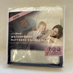Twin Size Ultrablock Zippered Mattress Protector Waterproof Cover Encasement. Fixed Price $19.99.