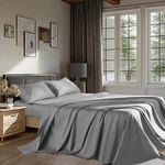 Egyptian Cotton Queen Sheet Set 1200 Tc Grey 4-PIECE With Deep Pockets. Fixed Price $266.99.