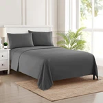 King Size Sheets - Breathable Luxury Bed With Full Elastic & Secure Corne. Fixed Price $35.15.