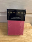 Nip Ralph Lauren Rl 464TC Solid Percale Monaco Pink Twin Fitted Sheet. Fixed Price $49.99.