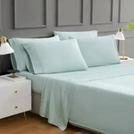 Hotel Signature Egyptian Cotton 400 Thread Count 6PC Sheet Set Queen Blue Repack. Fixed Price $38.99.