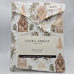 Laura Ashley Full Size Sheet Set Gingerbread Winter 100% Cotton Percale. Fixed Price $57.16.