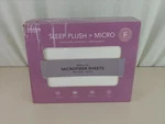 Sleep Plush Micro Sheets By Fashion Bed Group Full White. Fixed Price $44.99.