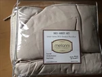 Mellanni 1800 Brushed Microfiber Queen Bed Sheet Set, 4 Piece New Tan/beige. Fixed Price $25.00.