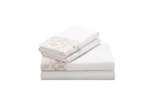 Natori Mantones De Manila Cal-king Fitted Sheet White NA20-1804. Fixed Price $79.99.