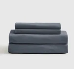 Bnwt Quince Classic Organic Cotton Percale Sheet Set 4 Piece Nightfall Queen New. Fixed Price $75.99.