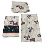 Vintage Atlanta Izzy 1996 Olympic Cannon Flat Sheet Bed Skirt Window Panel. Fixed Price $44.97.