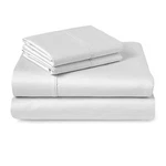 Pizuna Cotton California King Sheet Sets White, 400 Thread Count Long Staple .... Fixed Price $135.15.