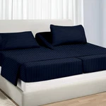 Adjustable Split King Sheet Set For Sleep Number Beds, Premium 100% Long Stap. Fixed Price $69.25.