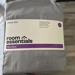 Room Essentials Target Gray Twin/twinxl Sheet Set Microfiber Wrinkle Resistant. Fixed Price $15.95.