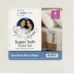 Mainstays Becky & Alejandra Seashell Beige Bed Sheet Set, Full. Fixed Price $21.99.