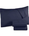 Sander Microfiber Navy 4-PC King Sheet Set New. Fixed Price $35.00.