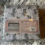 Lifedomon 2 Piece Twin Sheet Set 100% Microfiber Moon Triangle White Multicolor. Fixed Price $13.17.