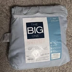 The Big One Extra Soft Sheet Set - Size Twin Light Blue 3 Piece. Fixed Price $21.99.