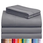 Luxclub 5 Pc Split King Sheet Set, Deep Pockets Wrinkle Free Cooling Bed Shee.... Fixed Price $75.62.