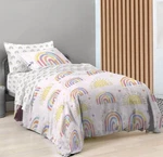 Saturday Park Doodle Rainbow Queen Set - 7 Piece 100% Organic Cotton Bedding. Fixed Price $115.00.