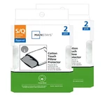 Mainstays Cotton Touch Zippered Pillow Protector, Standard/queen, 4 Pack. Fixed Price $10.15.