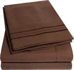 1500 Supreme Collection Sheet Sets Brown - Luxury Hotel Bed King,. Fixed Price $46.52.