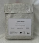 4 Pc Calvin Klein 300 Tc 100% Cotton Green Basketweave Cal. King Sheet Set Nip. Fixed Price $135.15.