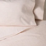 4PC King Micro Stripe Sheet Set Rust - Hearth & Hand With. Fixed Price $35.99.